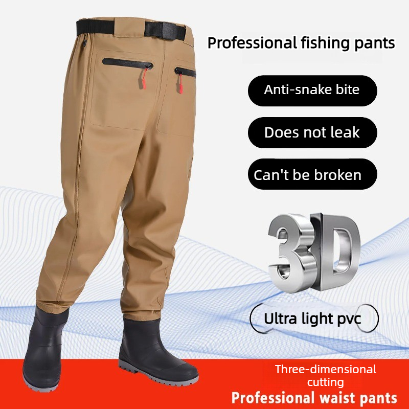 Fishing Waders - سروال صيد مقاوم للماء للرجال، سروال