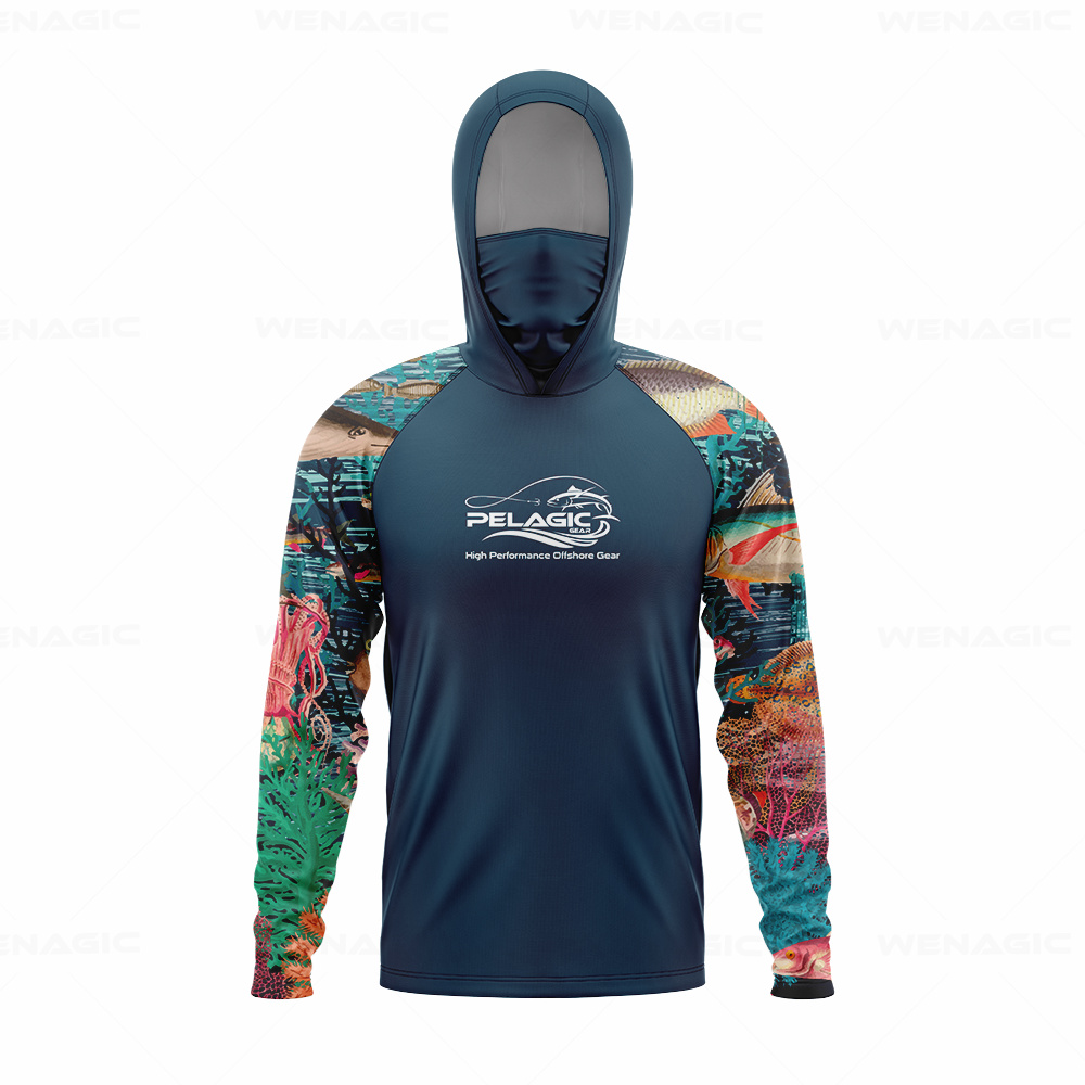 Fishing Shirt Uv Protection - صيد الأسماك طويلة الأكمام تي شيرت
