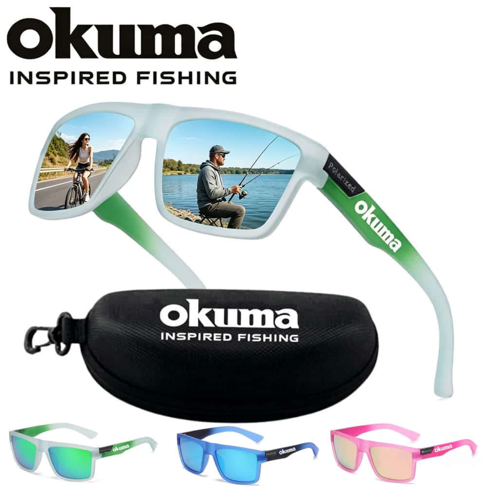 Fishing Sunglasses Polarized - نظارات شمسية مستقطبة بتصميم عصري ملون