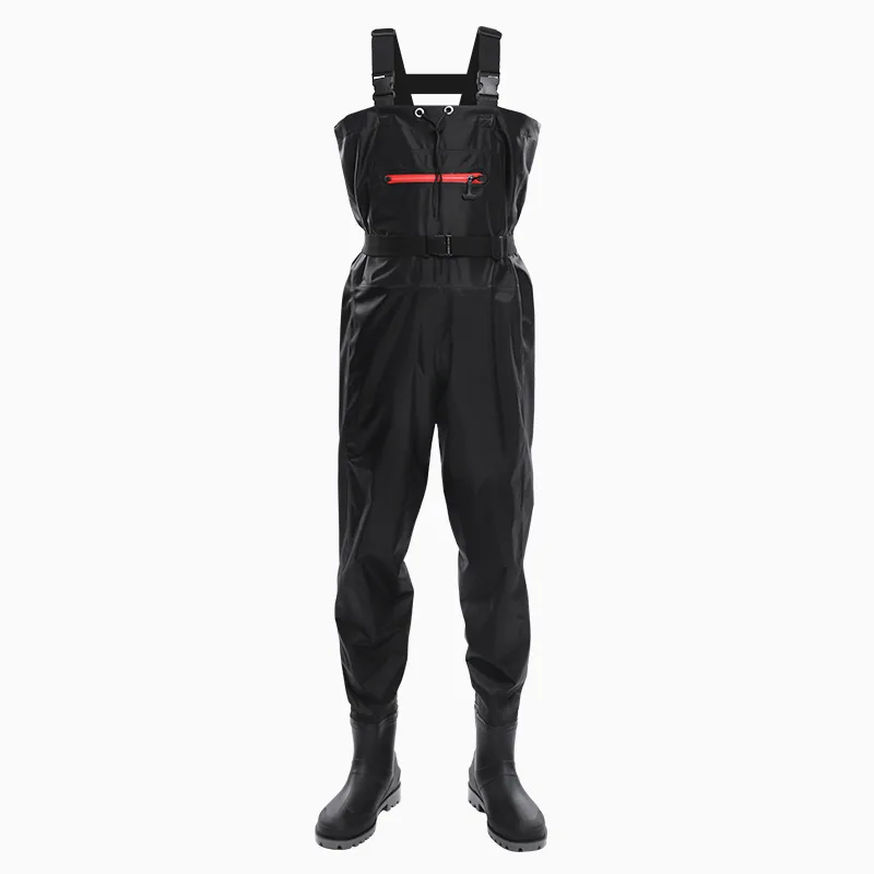 Fishing Jacket Waterproof - مقاوم للماء خواضون الصدر مع السراويل