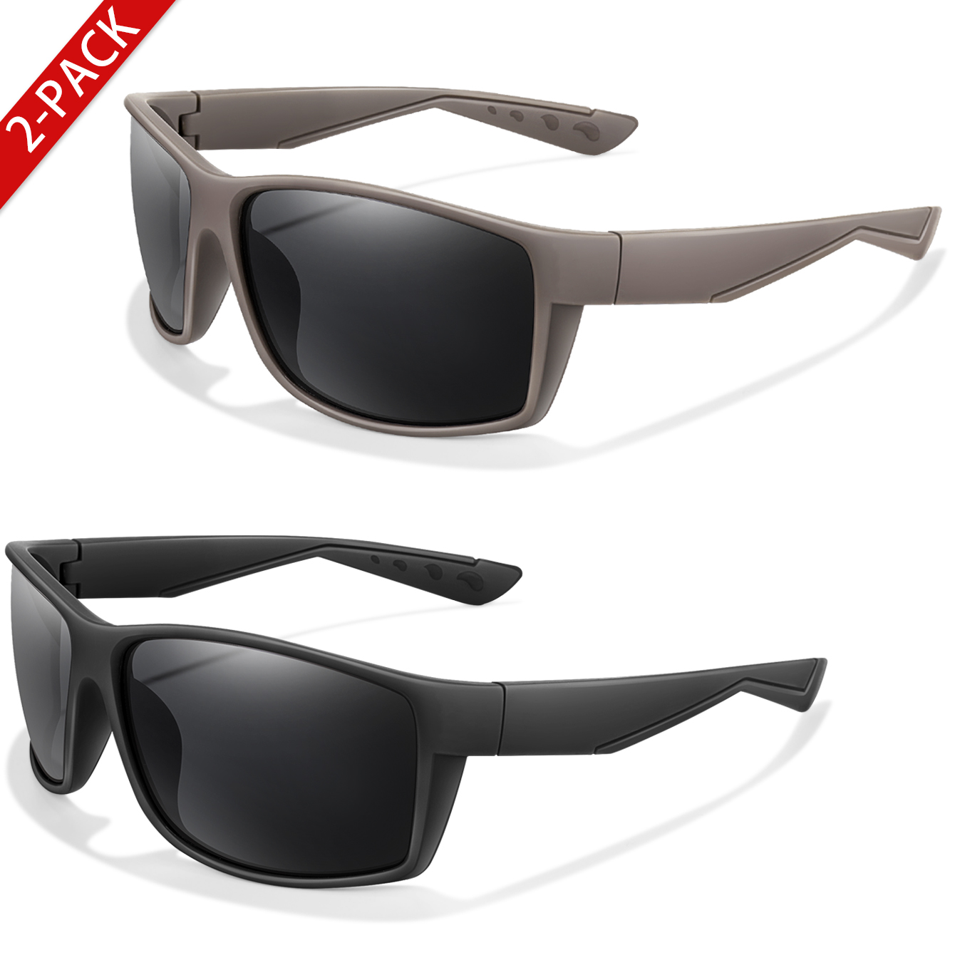 Fishing Sunglasses Polarized - عبوتان من النظارات الشمسية المستقطبة للحماية