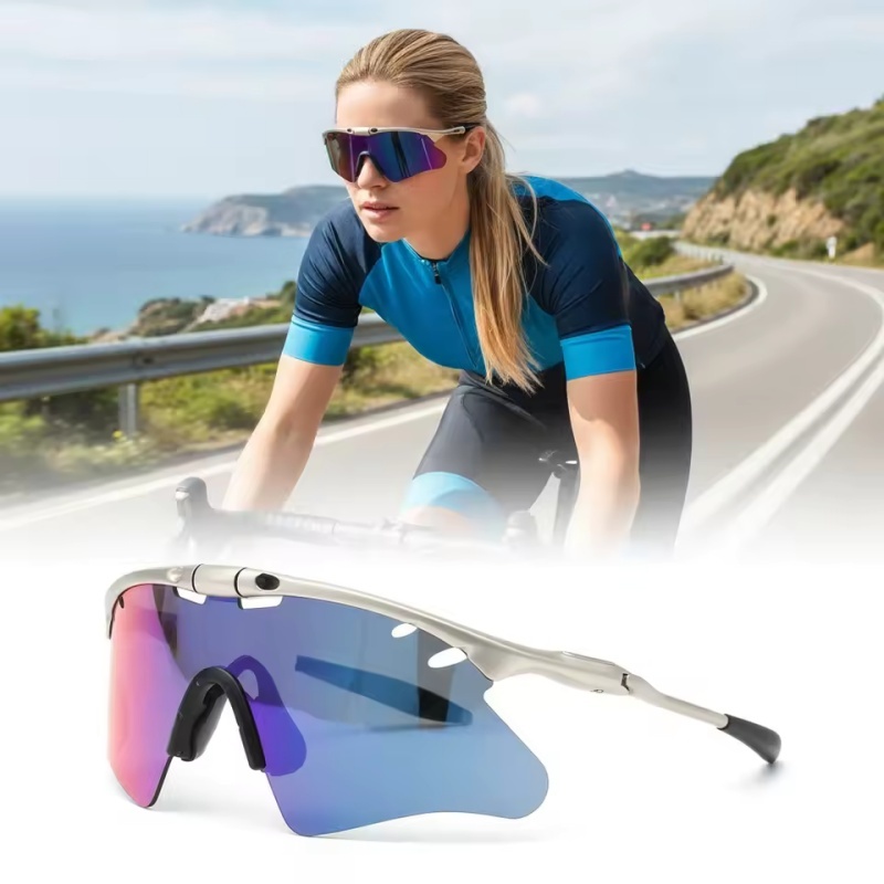 Fishing Sunglasses Polarized - نظارات شمسية مستقطبة رياضية معدنية للتنزه،