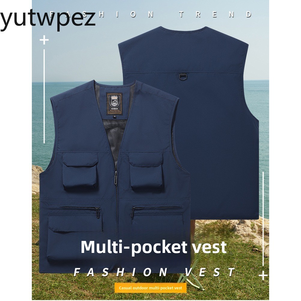 Fishing Vest - سترة رجالية خفيفة الوزن بدون أكمام