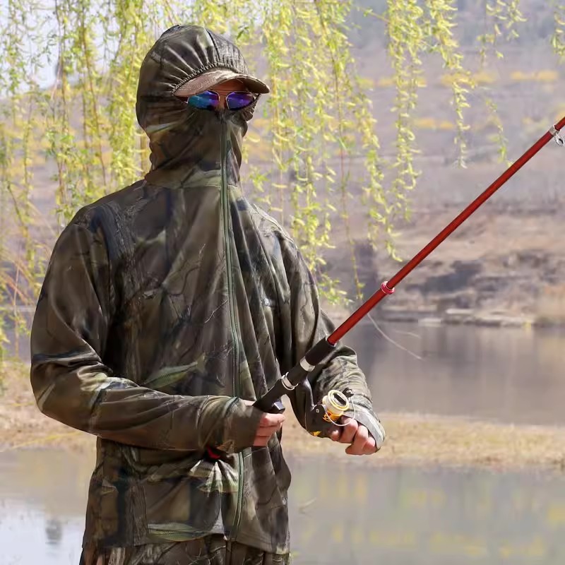 Fishing Hoodie - سترة رياضية صيفية خفيفة الوزن ورقيقة