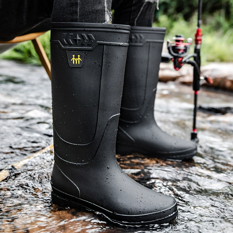 Fishing Boots - الرجال احذية المطر أحذية العمل الانزلاق
