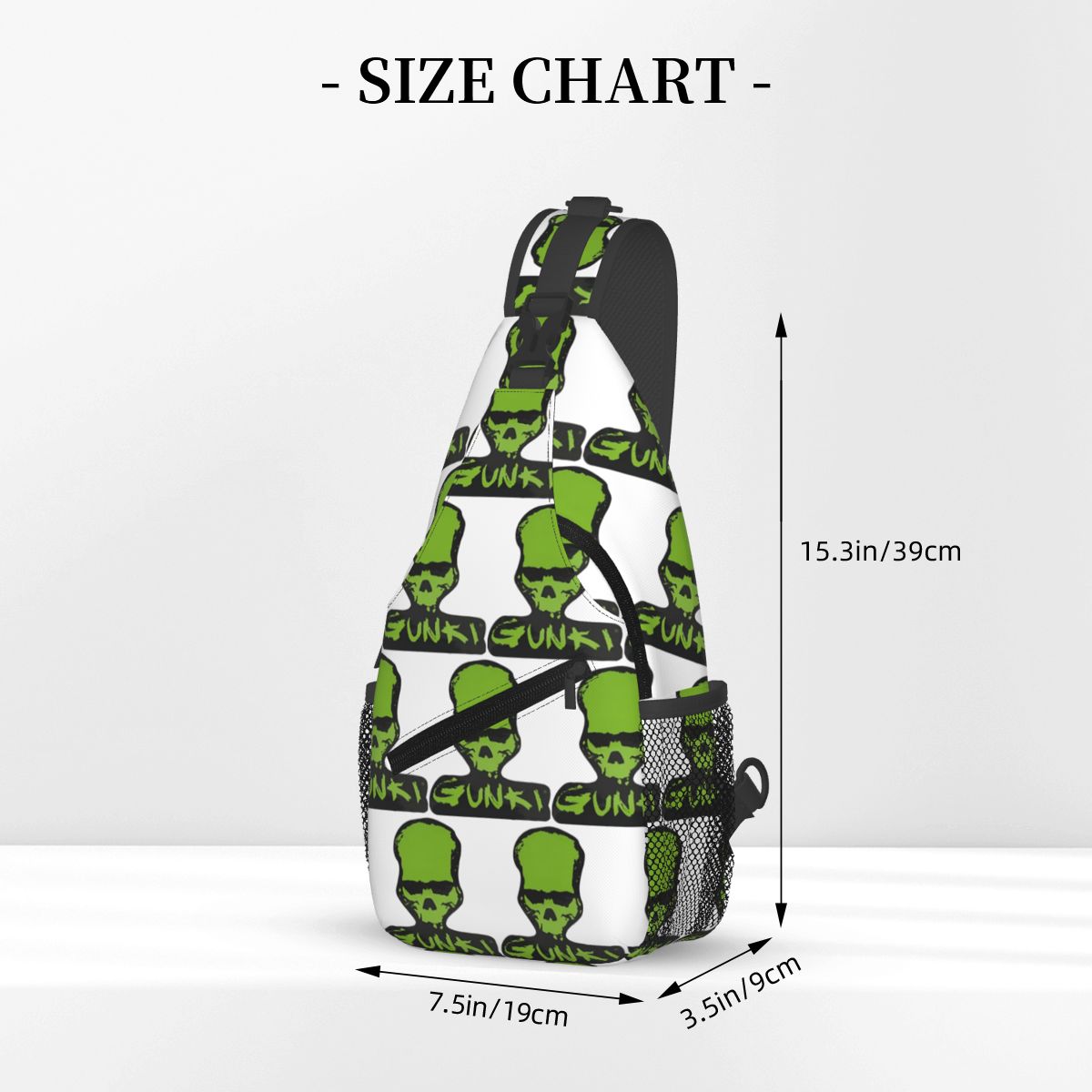 حقيبة صدر رجالية بتصميم جمجمة  - مراجعة Fishing Backpack وسعره