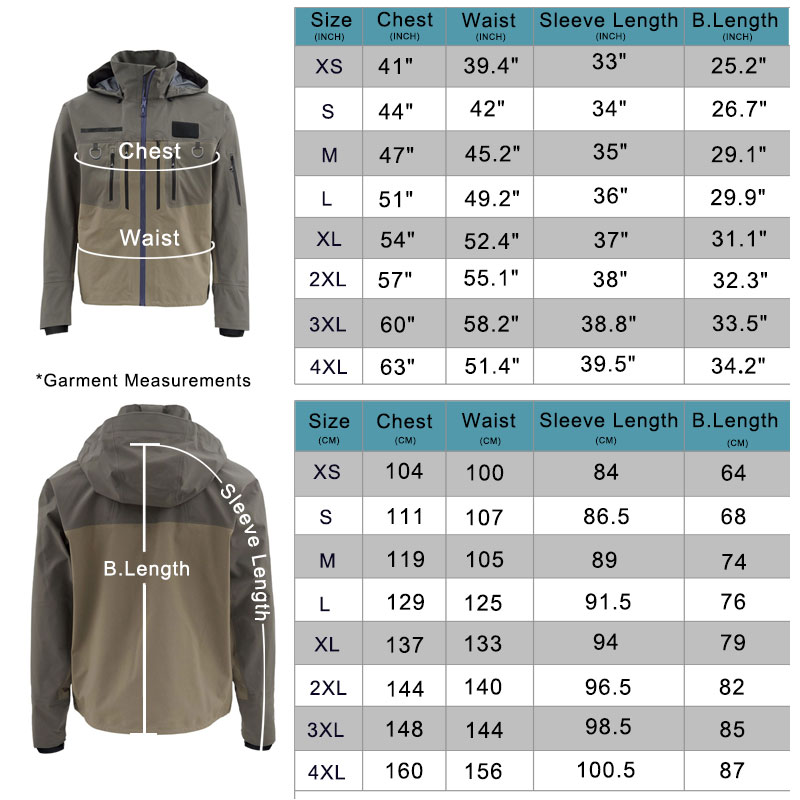 الصيد الخوض الستر 4-رقائق تنفس - مراجعة Fishing Jacket Waterproof وسعره