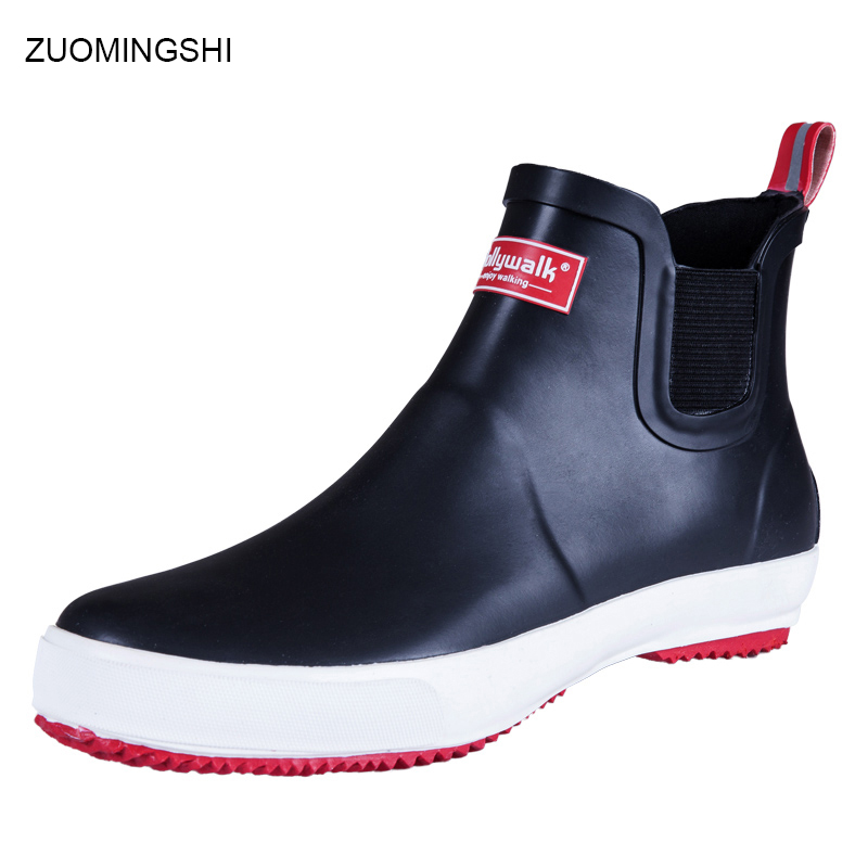بيع الرجال أحذية المطر المطاطي - مراجعة Fishing Boots وسعره