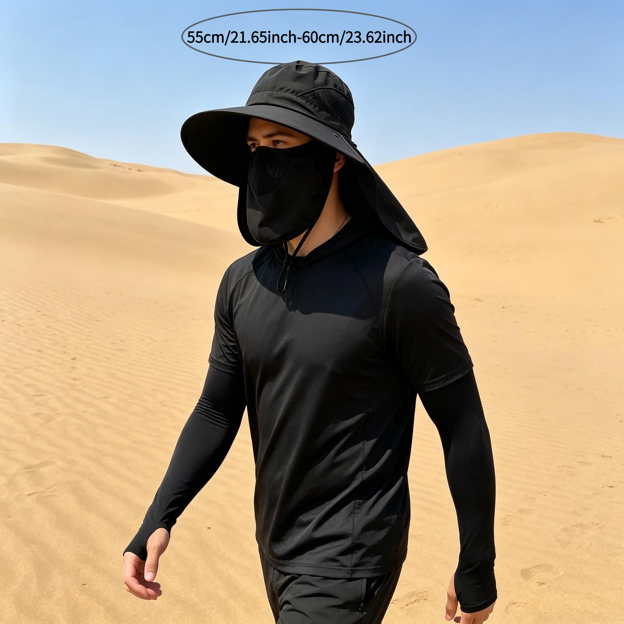 قبعة شمسية بتغطية كاملة للوجه  - مراجعة Fishing Hat وسعره