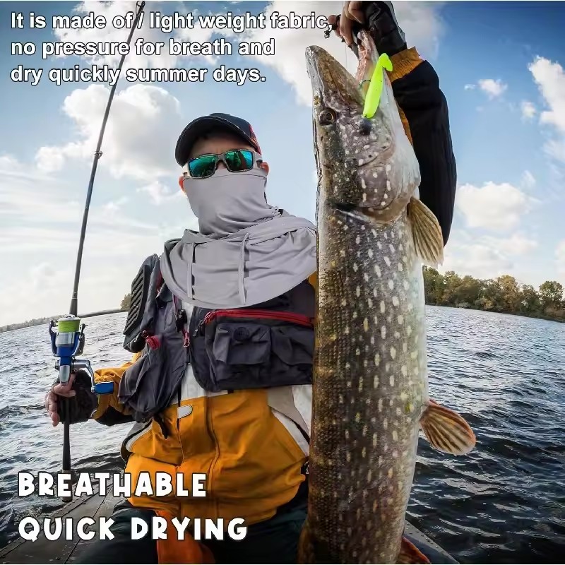 قبعة بالاكلافا قطعة واحدة، قاب - مراجعة Fishing Hoodie وسعره