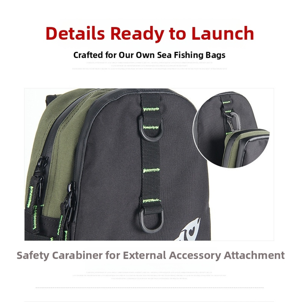 حقيبة صيد خفيفة الوزن مقاومة ل - مراجعة Fishing Bag Waterproof وسعره