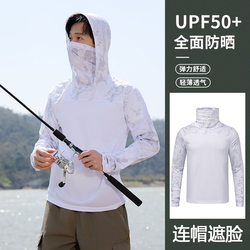 قميص صيد للرجال بغطاء رأس، ملا - مراجعة Fishing Shirt Uv Protection وسعره
