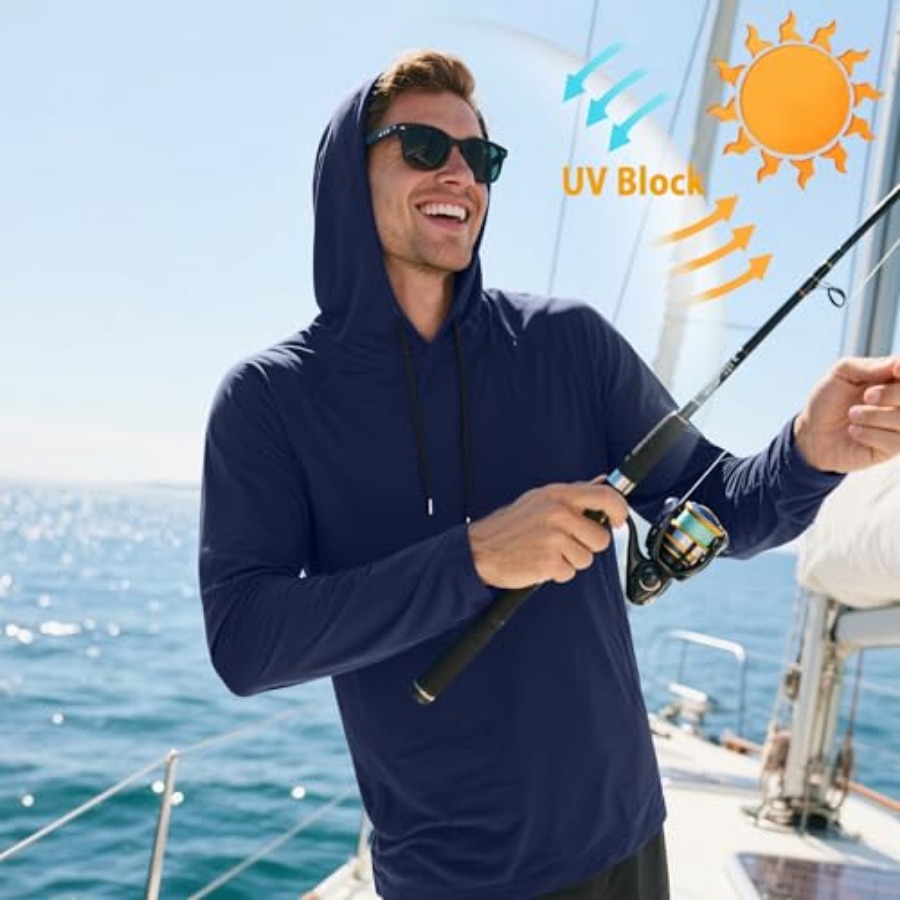 قمصان صيد للرجال من HovSiyla،  - مراجعة Fishing Hoodie وسعره