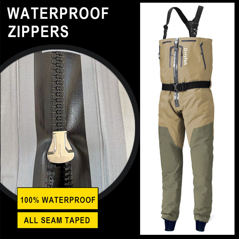 انغلق مقاوم للماء Wader دون ال - مراجعة Fishing Waders وسعره