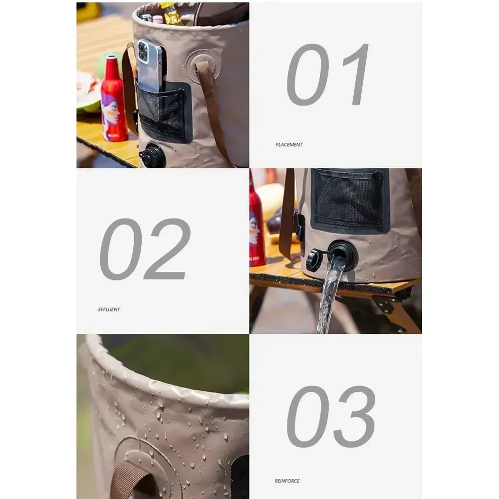 25L المحمولة طوي دلو دلو السفر - مراجعة Fishing Bag Waterproof وسعره