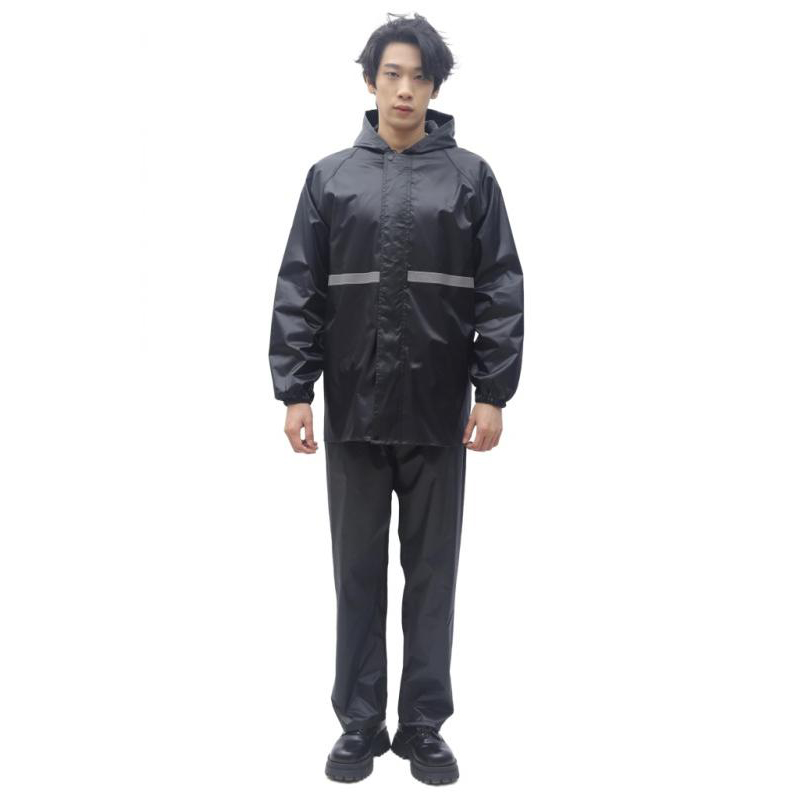 معطف مقاوم للماء بغطاء رأس وبن - مراجعة Fishing Rain Suit وسعره