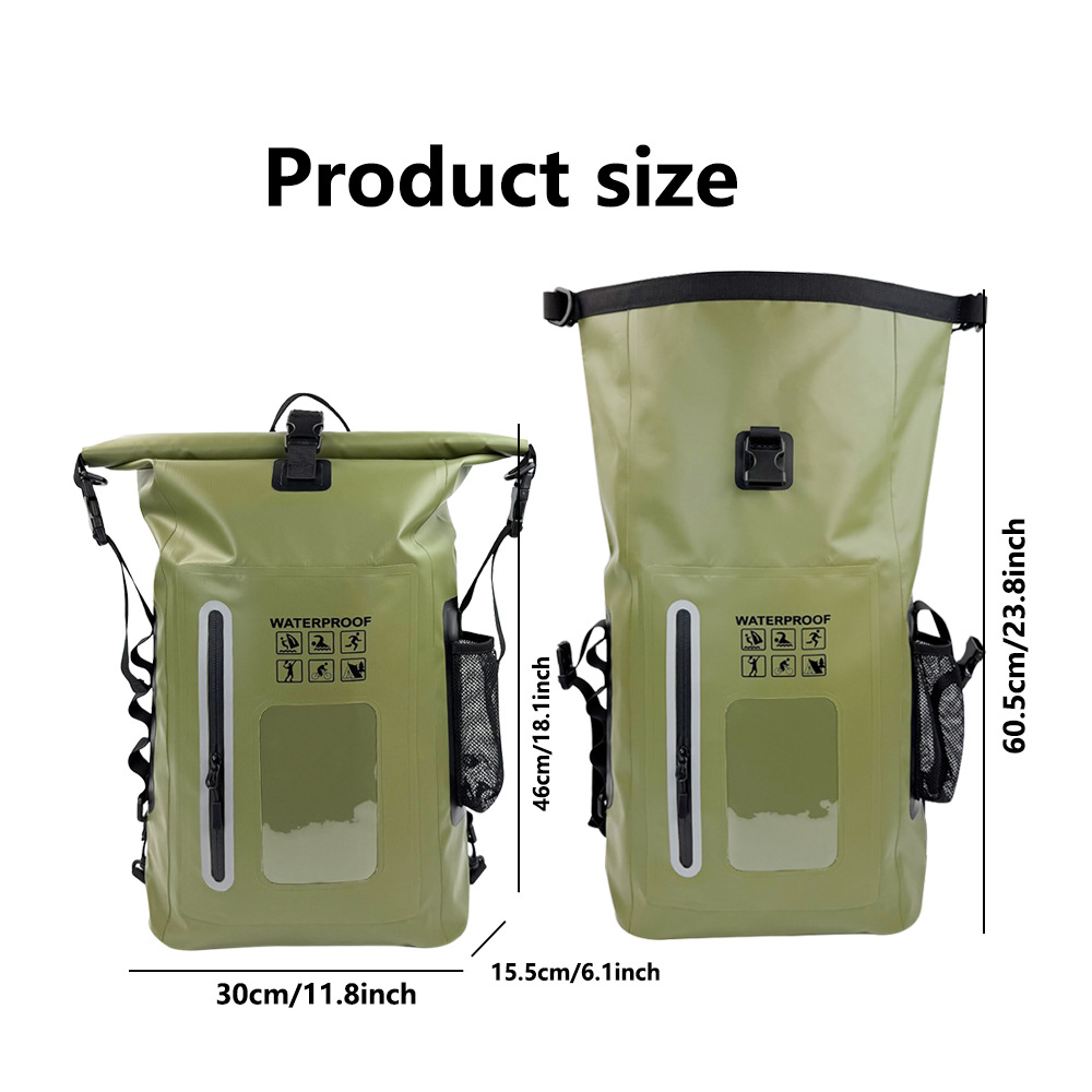 حقيبة ظهر مقاومة للماء سعة 25  - مراجعة Fishing Bag Waterproof وسعره