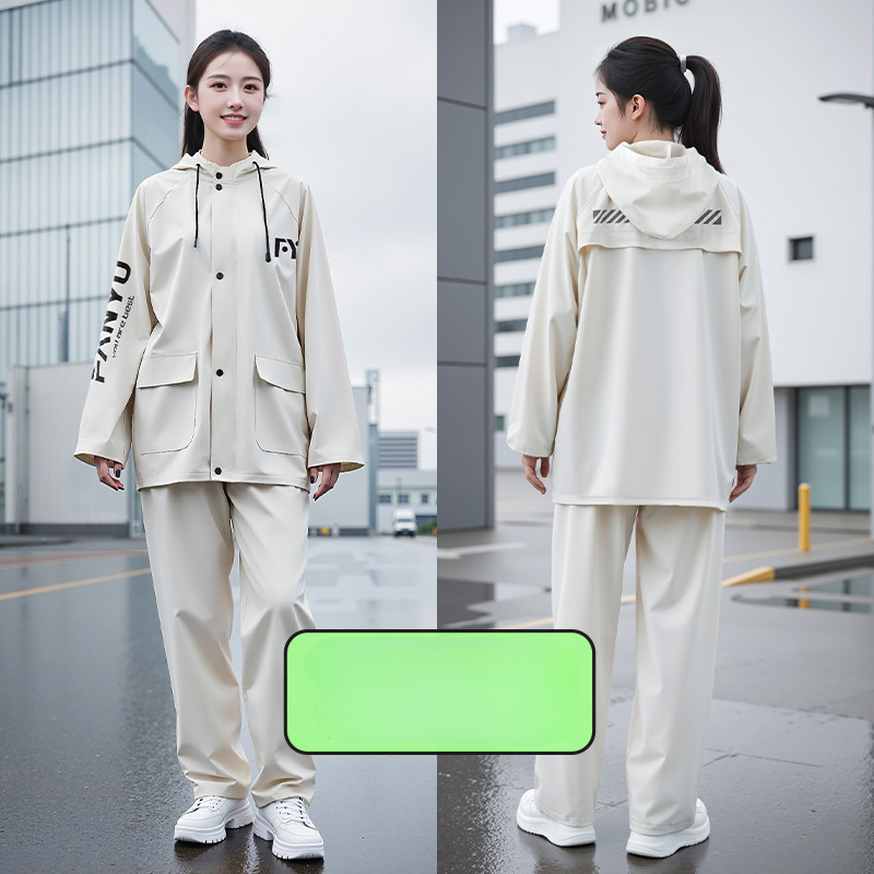 بدلة مطر مقاومة للعواصف ومضادة - مراجعة Fishing Rain Suit وسعره