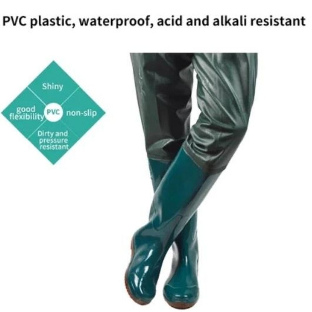 سراويل بلاستيكية من البولي فين - مراجعة Fishing Pants Waterproof وسعره