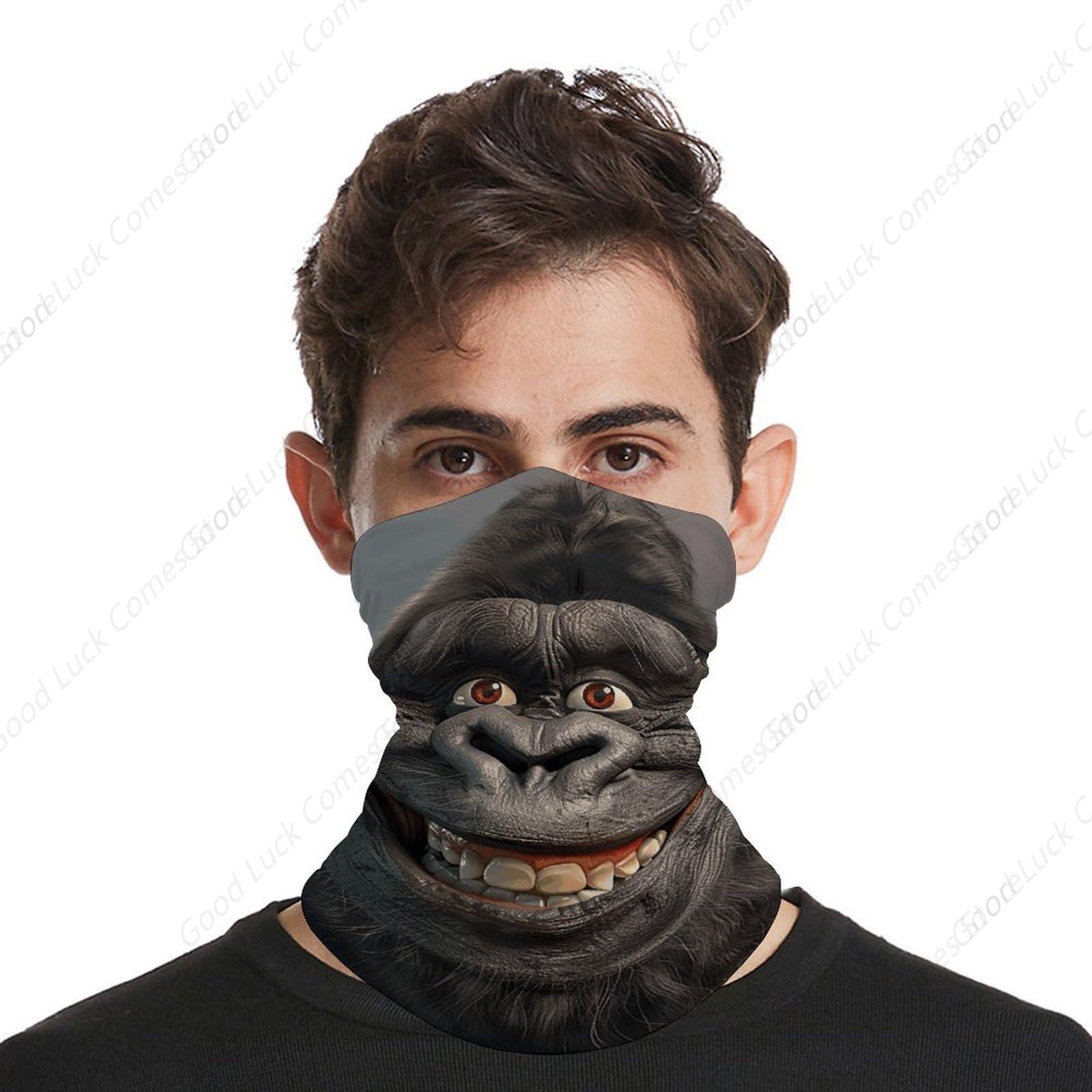 يبتسم الغوريلا صور باندانا الص - مراجعة Fishing Mask Sun Protection وسعره