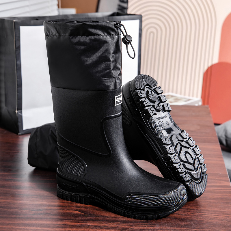 أحذية مطر رجالية مقاومة للماء  - مراجعة Fishing Boots وسعره