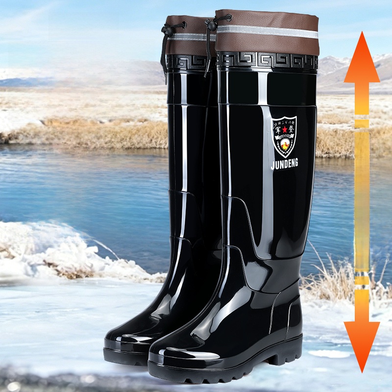 أحذية عمل رجالية عالية الساق م - مراجعة Fishing Boots وسعره