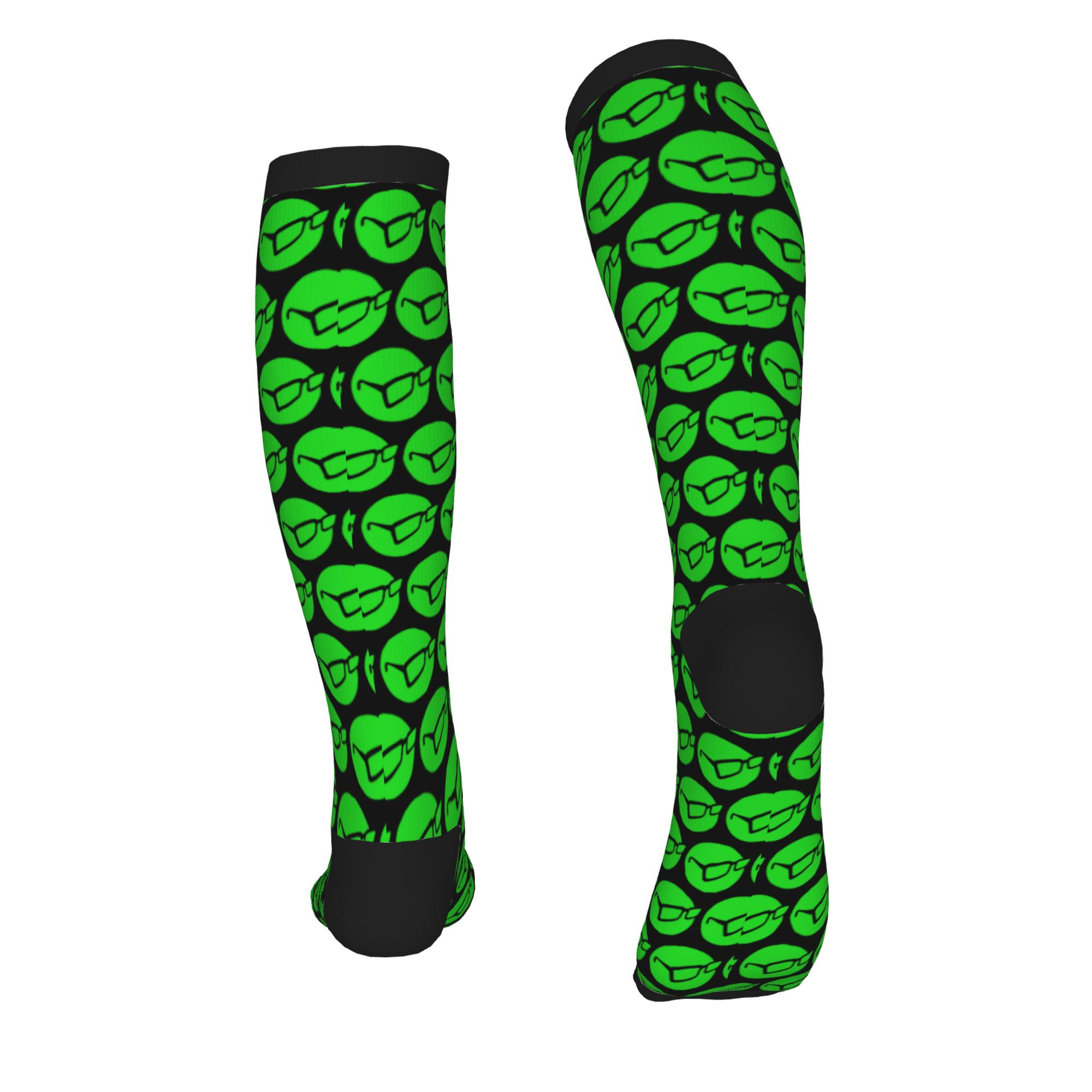 جوارب مطبوعة بتصميم مرح بشعار  - مراجعة Fishing Socks وسعره