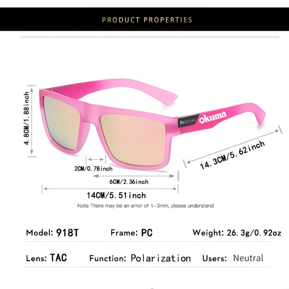 نظارات شمسية مستقطبة بتصميم عص - مراجعة Fishing Sunglasses Polarized وسعره