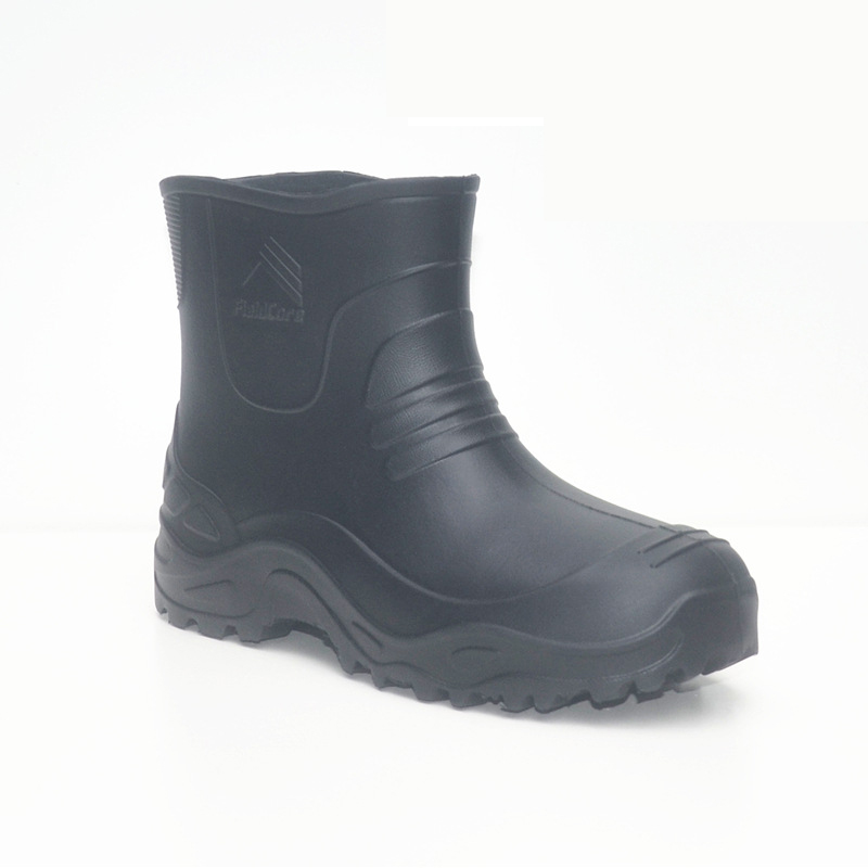 إيفا احذية المطر الرجال السود  - مراجعة Fishing Boots وسعره