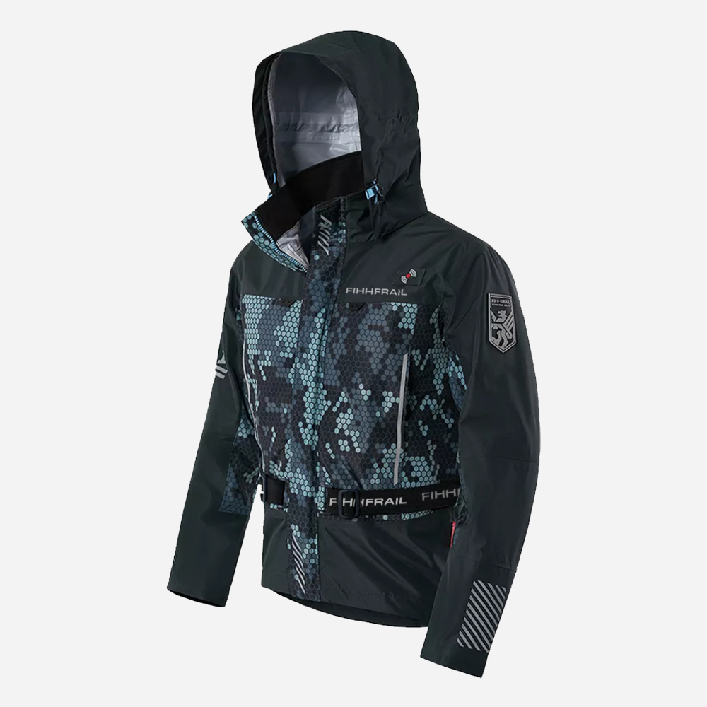 سترة صيد خفيفة الوزن للرجال مق - مراجعة Fishing Jacket Waterproof وسعره