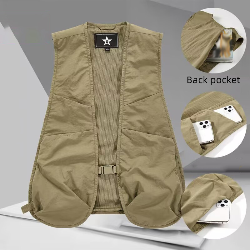 خفيفة الوزن للجنسين صدرية سترة - مراجعة Fishing Vest وسعره