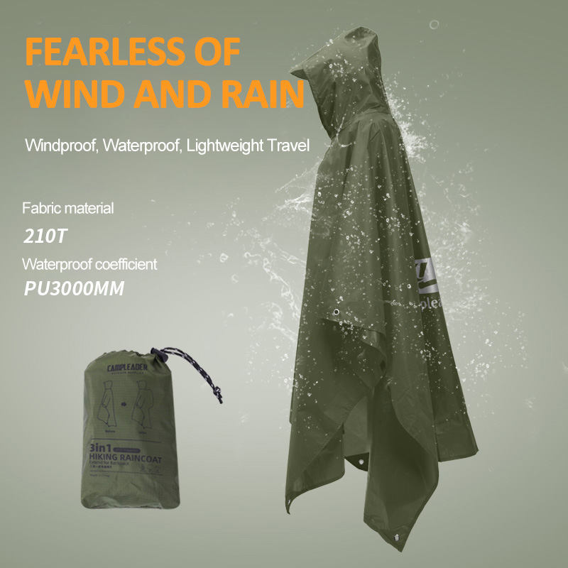 3 في 1 معطف واق من المطر في ال - مراجعة Fishing Rain Suit وسعره